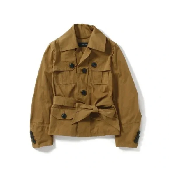 DSQUARED2 Brown Belted Trench Coat - Picture 6 of 9